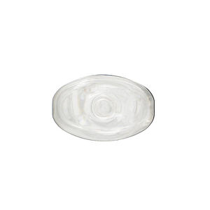 4OZ CLEAR TEARDROP OVAL PET PLASTIC BOTTLE - 24-410-detail image