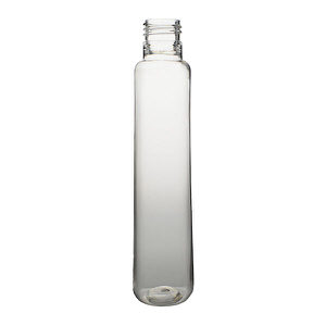 6OZ CLEAR TEARDROP OVAL PET PLASTIC BOTTLE - 24-410-detail image