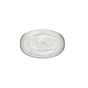 6OZ CLEAR TEARDROP OVAL PET PLASTIC BOTTLE - 24-410-detail image