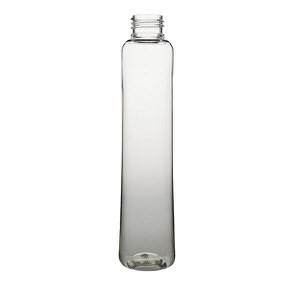 10OZ CLEAR TEARDROP OVAL PET PLASTIC BOTTLE - 24-410-detail image