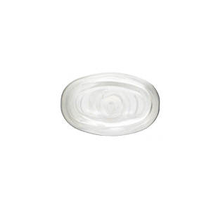 10OZ CLEAR TEARDROP OVAL PET PLASTIC BOTTLE - 24-410-detail image