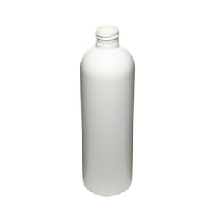 10OZ WHITE ROYALTY ROUND HDPE PLASTIC BOTTLE - 24-415