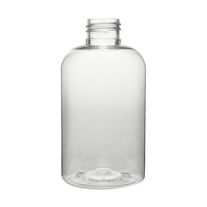 200ML CLEAR BOSTON ROUND PET PLASTIC BOTTLE - 24-410-detail image