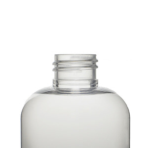 200ML CLEAR BOSTON ROUND PET PLASTIC BOTTLE - 24-410-detail image