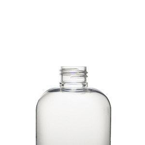 300ML CLEAR BOSTON ROUND PET PLASTIC BOTTLE - 24-410-detail image