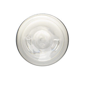 350ML CLEAR BOSTON ROUND PET PLASTIC BOTTLE - 24-410-detail image