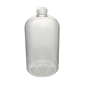 5OZ NATURAL BOSTON ROUND HDPE PLASTIC BOTTLE - 24-410