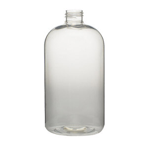 5OZ NATURAL BOSTON ROUND HDPE PLASTIC BOTTLE - 24-410-detail image