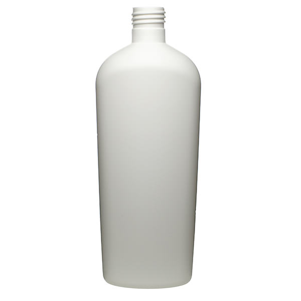 350ML WHITE DOVE OVAL HDPE PLASTIC BOTTLE - 24-415-detail image