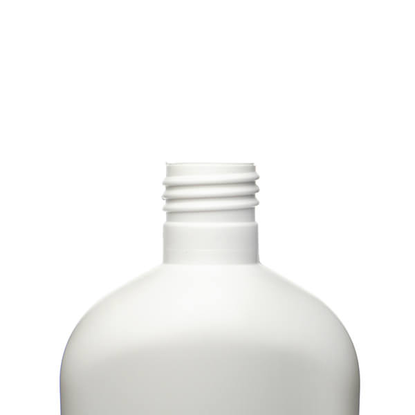 350ML WHITE DOVE OVAL HDPE PLASTIC BOTTLE - 24-415-detail image