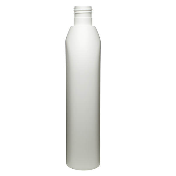 300ML WHITE ALLURE OBLONG HDPE PLASTIC BOTTLE - 24-415-detail image