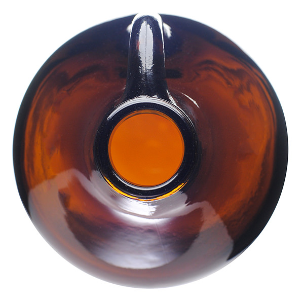 64OZ AMBER GLASS GROWLER ROUND - 38-400 NECK-detail image