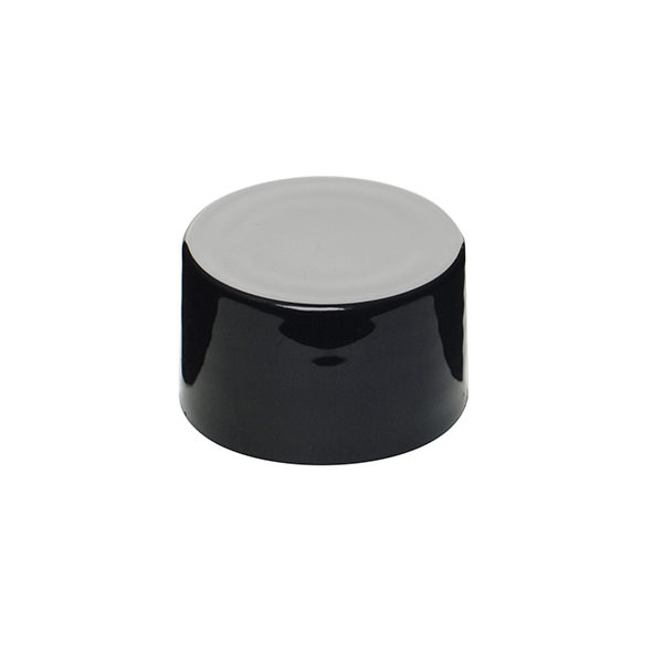 24-410 BLACK SMOOTH SIDE / SMOOTH TOP VALVE SEAL CAP