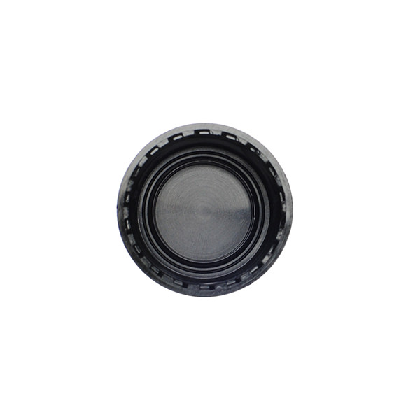 24-410 BLACK SMOOTH SIDE / SMOOTH TOP VALVE SEAL CAP-detail image