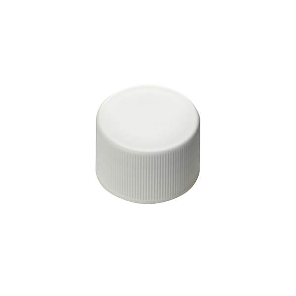 24-410 WHITE FINE RIB SIDE MATTE TOP CAP WITH F217 LINER