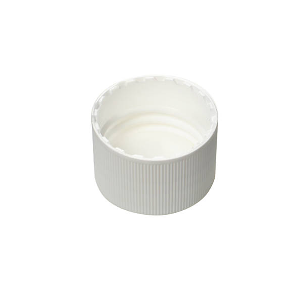 24-410 WHITE FINE RIB SIDE MATTE TOP CAP WITH F217 LINER-detail image