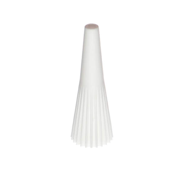 20-410 NATURAL RIB SIDE LONG SPOUT CAP WITH LONG RIBBED WHITE OVER CAP-detail image