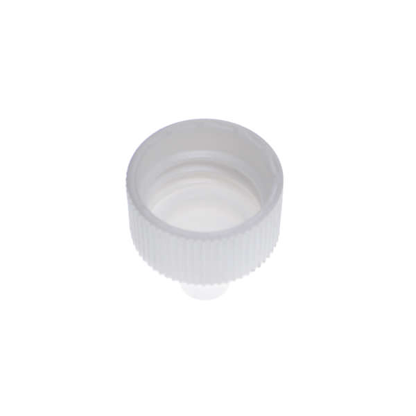 20MM WHITE FINE RIB SIDE DROPPER TIP CAP-detail image