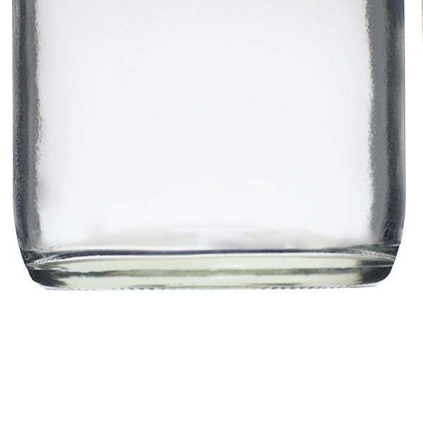 8OZ FLINT BOSTON ROUND GLASS BOTTLE - 24-400 NECK-detail image