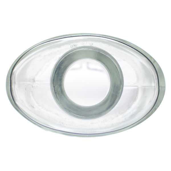 750ML FLINT ST. LOUIS SPIRITS BAR TOP OVAL GLASS WITH 21.5MM NECK-detail image