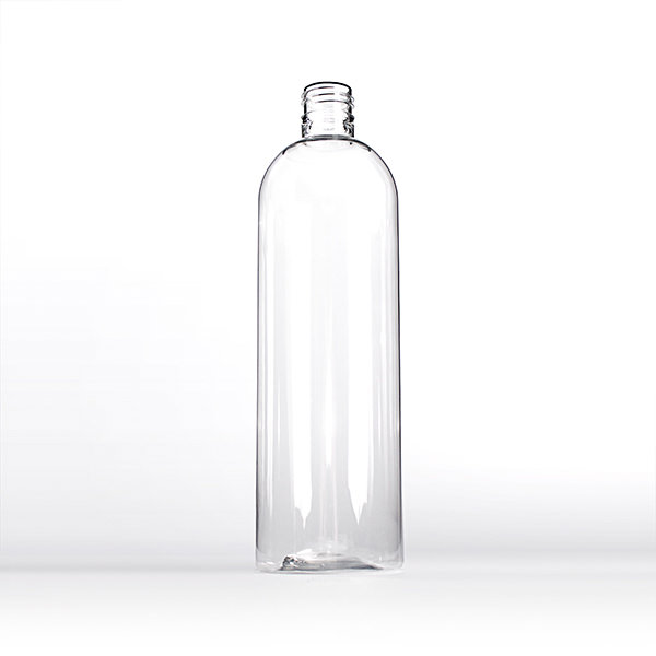 500ML CLEAR SONATA ROUND PET PLASTIC BOTTLE - 24-415 NECK