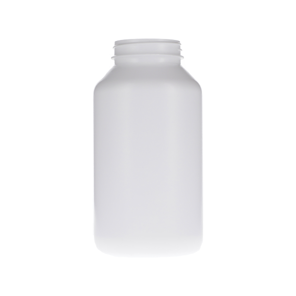 625CC WHITE HDPE PACKER BOTTLE ROUND - 53-400 NECK-detail image