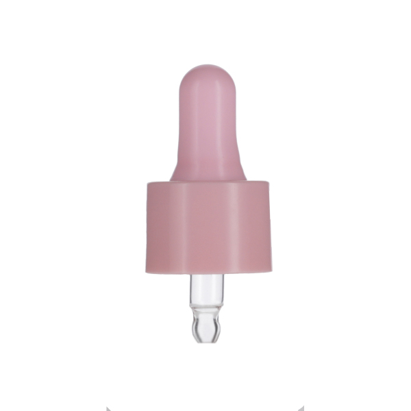 5ML PINK SPRAY GLASS 20-410 PINK SILICON BULB PP COLLAR 36MM X 7MM GLASS PIPETTE 2MM ORIFICE-detail image