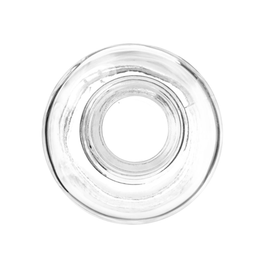 200ML SUPER FLINT GLASS SPIRITS BOTTLE ROUND - 28-400 NECK FINISH-detail image