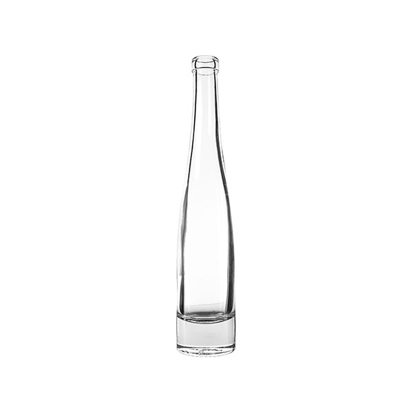 175ML SUPER FLINT  GLASS SPIRITS BOTTLE ROUND - 15MM BAR TOP FINISH-detail image