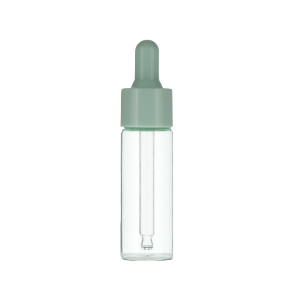 20ML SEAFOAM GREEN SPRAY GLASS BOTTLE WITH 20-410 SEAFOAM GREEN SILICON BULB PP COLLAR 75MM X 7MM GLASS PIPETTE 2MM ORIFICE-detail image