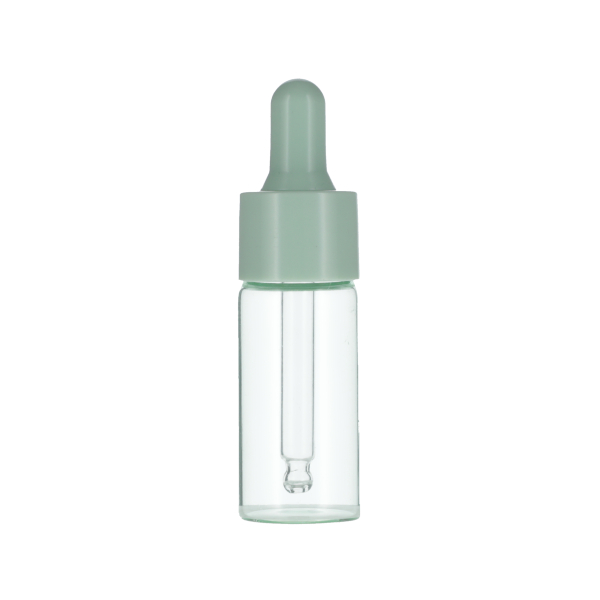 15ML SEAFOAM GREEN SPRAY GLASS 20-410 SEAFOAM GREEN SILICON BULB PP COLLAR 61MM X 7MM GLASS PIPETTE 2MM ORIFICE-detail image