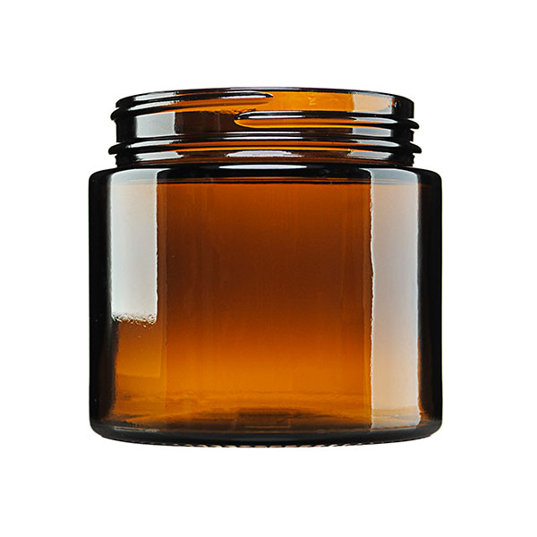 1012882 : 250ML AMBER GLASS FLUSH-FIT JAR ROUND - 71-400 NECK