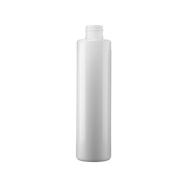 7OZ WHITE PET CYLINDER WITH 24-410 NECK FINISH